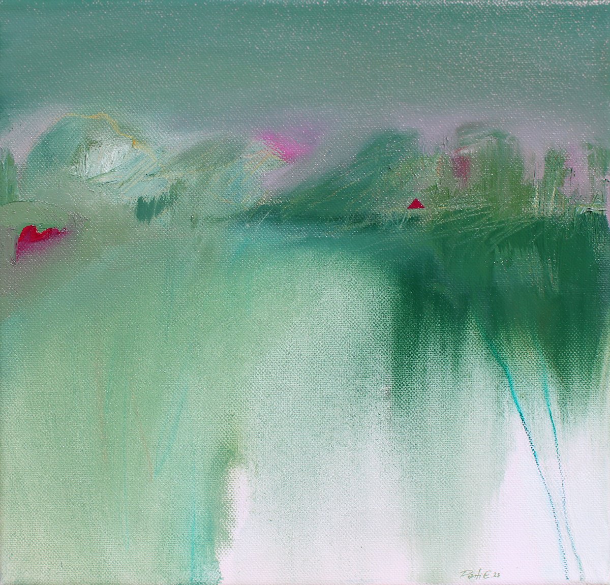 Rainy Morning By Emma Pesti, 12 X 12, Artwork For Sale On Artfinder