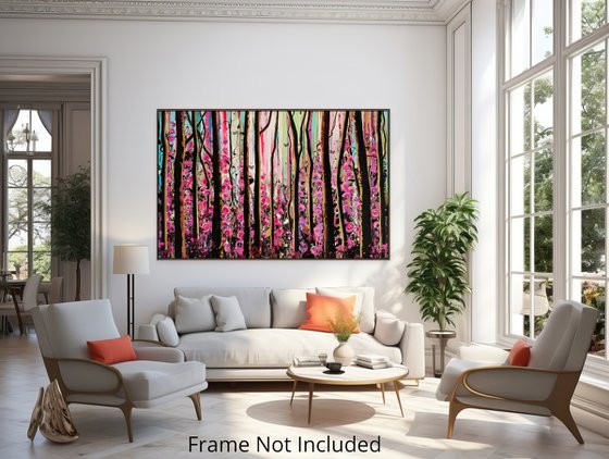 Rose Wood - Large painting