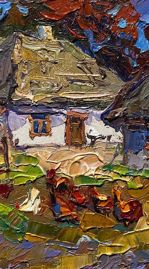 Chickens in the yard by Kalenyuk Alex