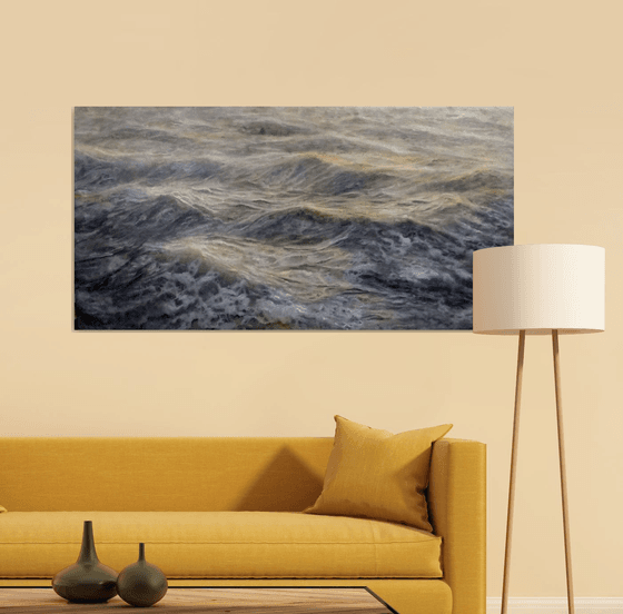 Waves3, 55x28 in
