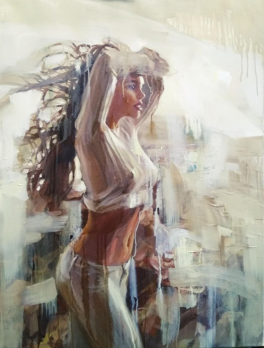 Expressive Oil Painting , Hope By Helinda (Olga Muller), 24 X 31, Artwork For Sale On Artfinder