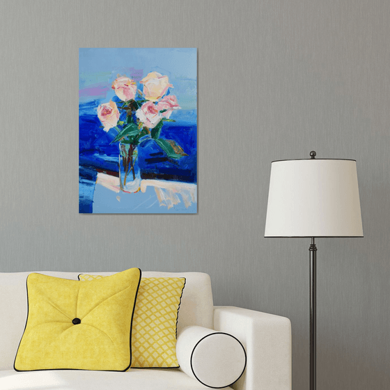 "  Roses on the terrace"
