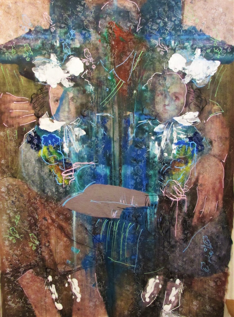 Expressive Painting , Divisus By Sebastian Beianu, 55 X 79, Artwork For Sale On Artfinder
