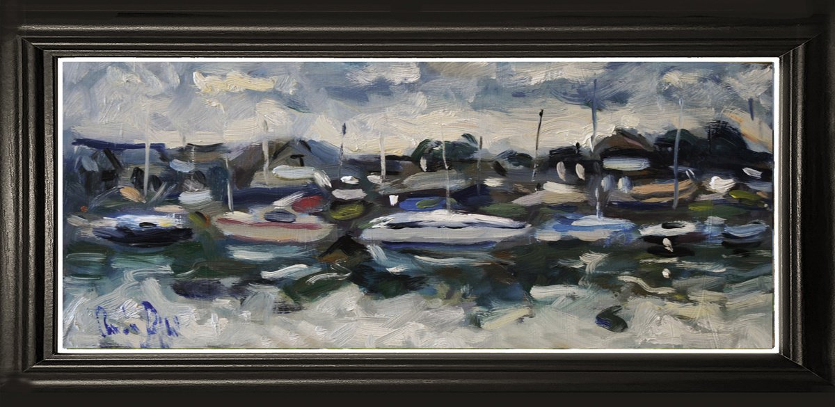 Boatyard at Littlehampton. by Andre Pallat