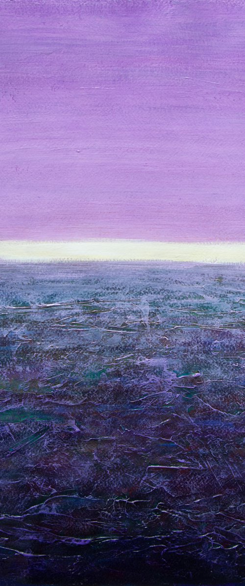 Seascape in purple and violet by Fabienne Monestier