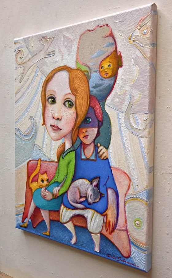 FAMILY PORTRAIT - ( 40 x 30 cm )