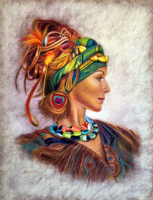 Turban Girl by Ethan Honary