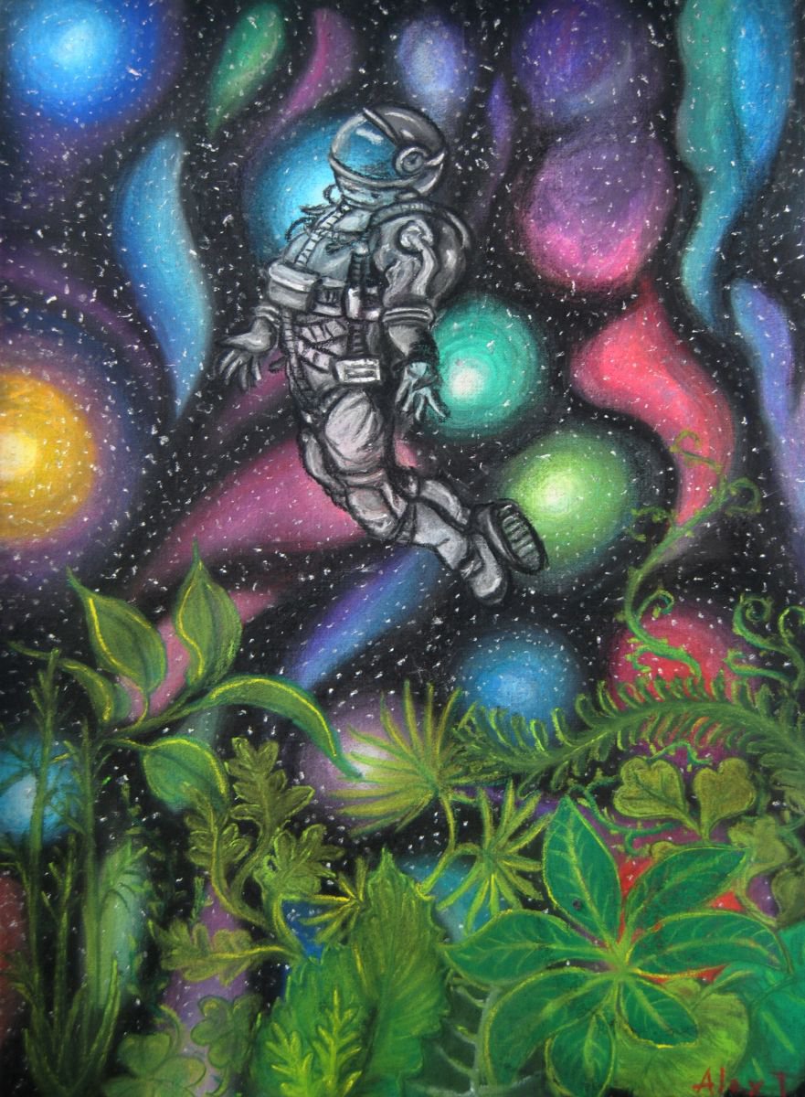 In space by Aleksandra Tsvetkova