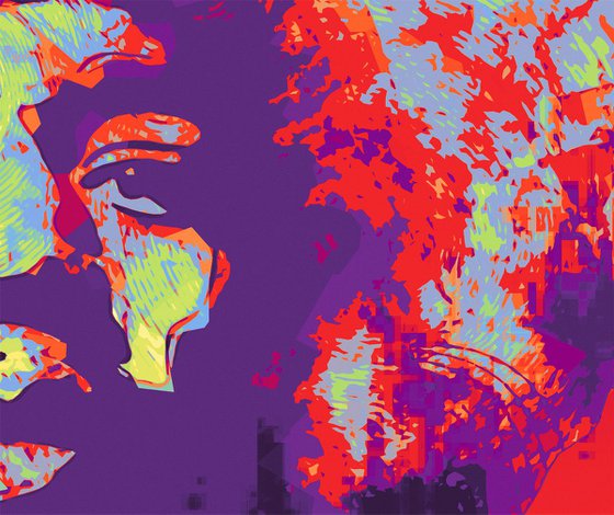 Jimi Hendrix - Modern Poster 3 Stylised Art