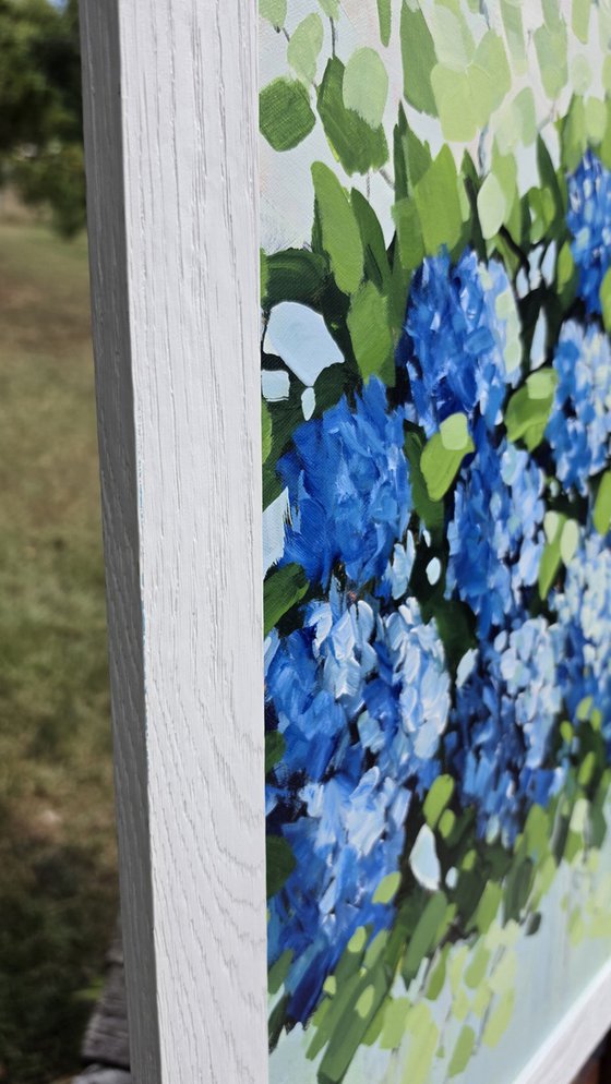 Blue Hydrangea Garden