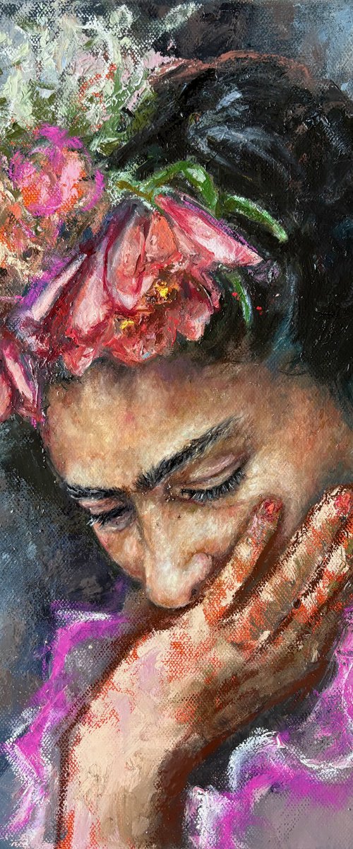 Melancholy Frida by Anastasiya Kostyuk