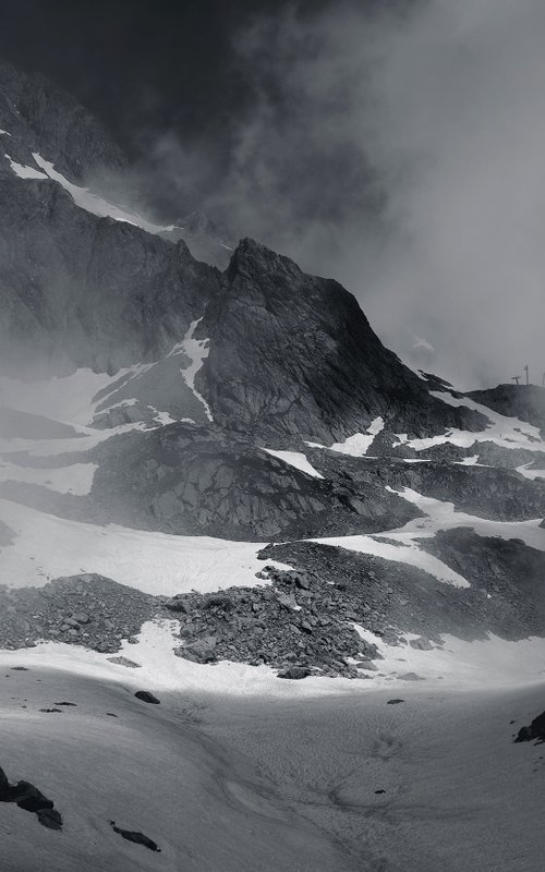 Misty morning on La Gliere by Elena Raceala