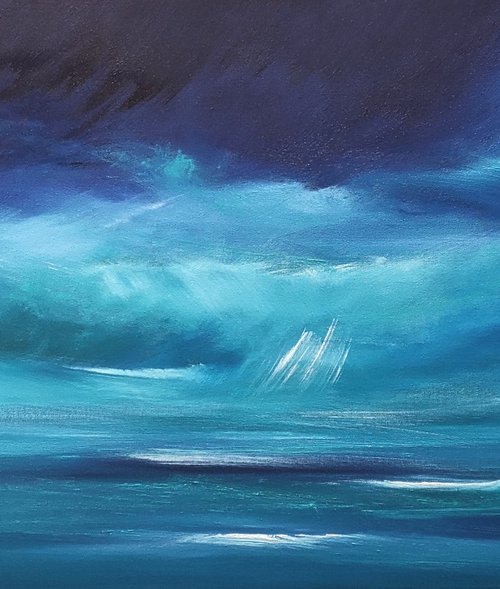Sea and Sky - seascape, stunning, panoramic by Mel Graham
