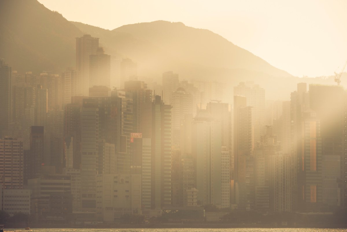 Abstract Photograph , Hong Kong Golden Hour By Serge Horta, 60 X 40, Artwork For Sale On Artfinder