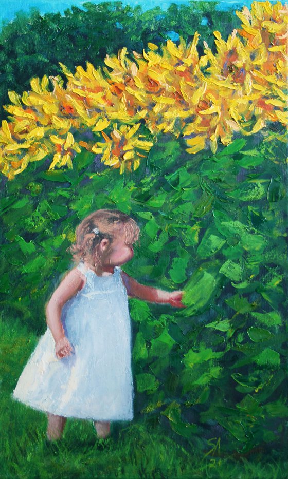 Sunflowers... /  ORIGINAL PAINTING