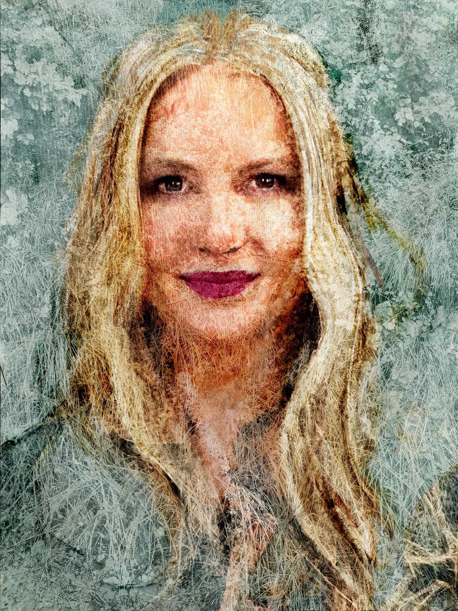 Impressionistic Portrait Acrylic Painting By Dario Moschetta, 24 X 31, Portrait 476 (Francesca), Original Artwork