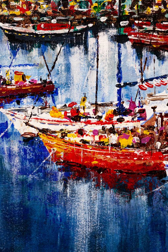 Yachts in the harbor