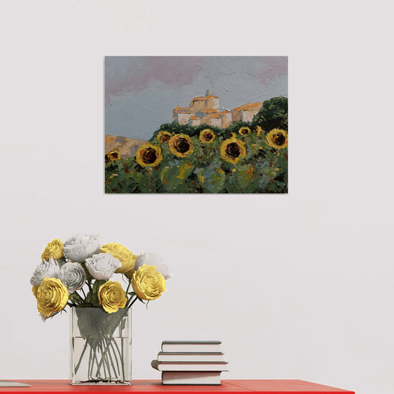 Sunflower fields