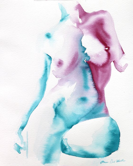 Nude painting "In Fluid Form XIV"