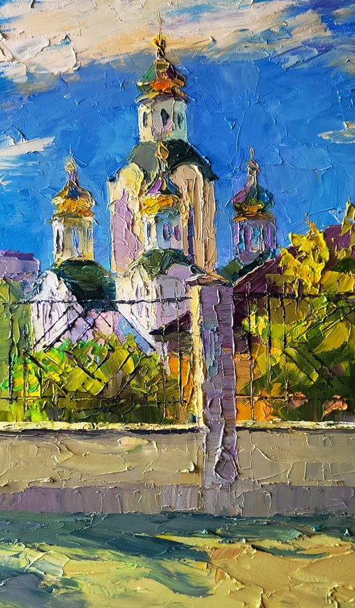 Sunny Day of the Church by Boris Serdyuk