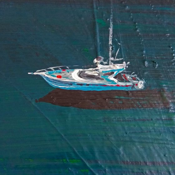 The sea" diptych