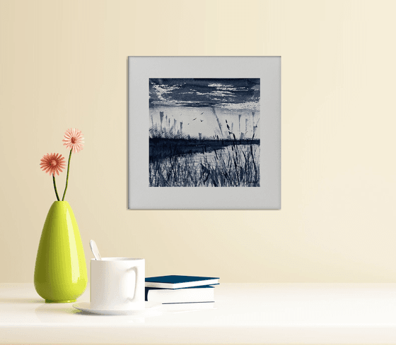 Monochrome Reeds & Rushes