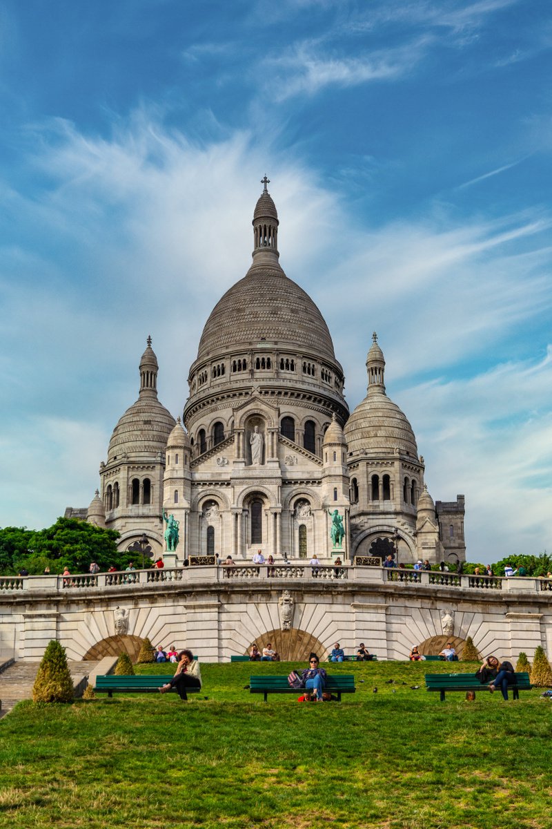 Basilica of the Sacre Coeur in Paris by Vlad Durniev Photographer