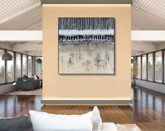The Song of Freedom- XL LARGE,  TEXTURED ABSTRACT ART – EXPRESSIONS OF ENERGY AND LIGHT. READY TO HANG!