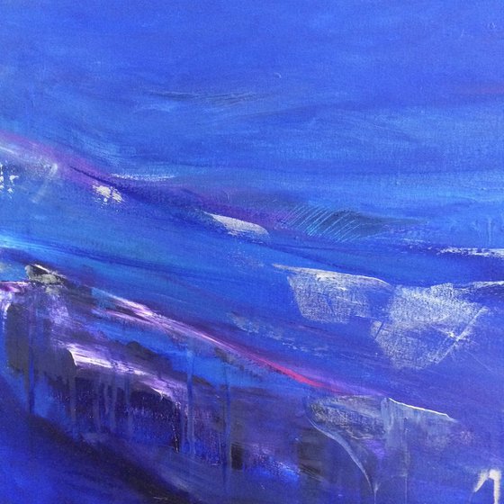 Silver Dream II - Abstract Seascape