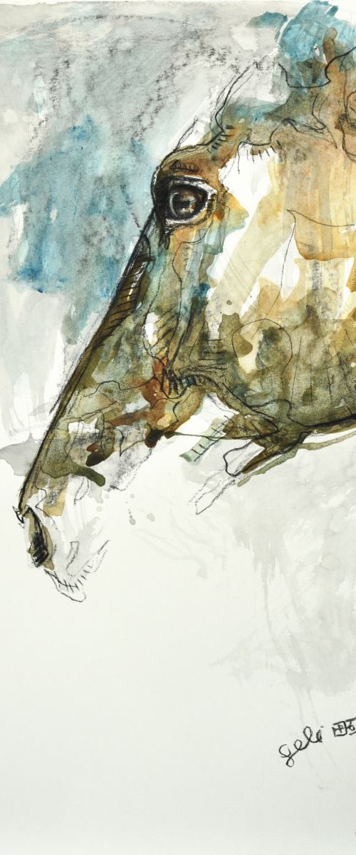 Equine Nude 64t by Benedicte Gele