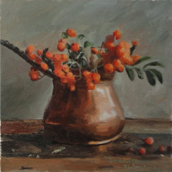 Still life with red fruits