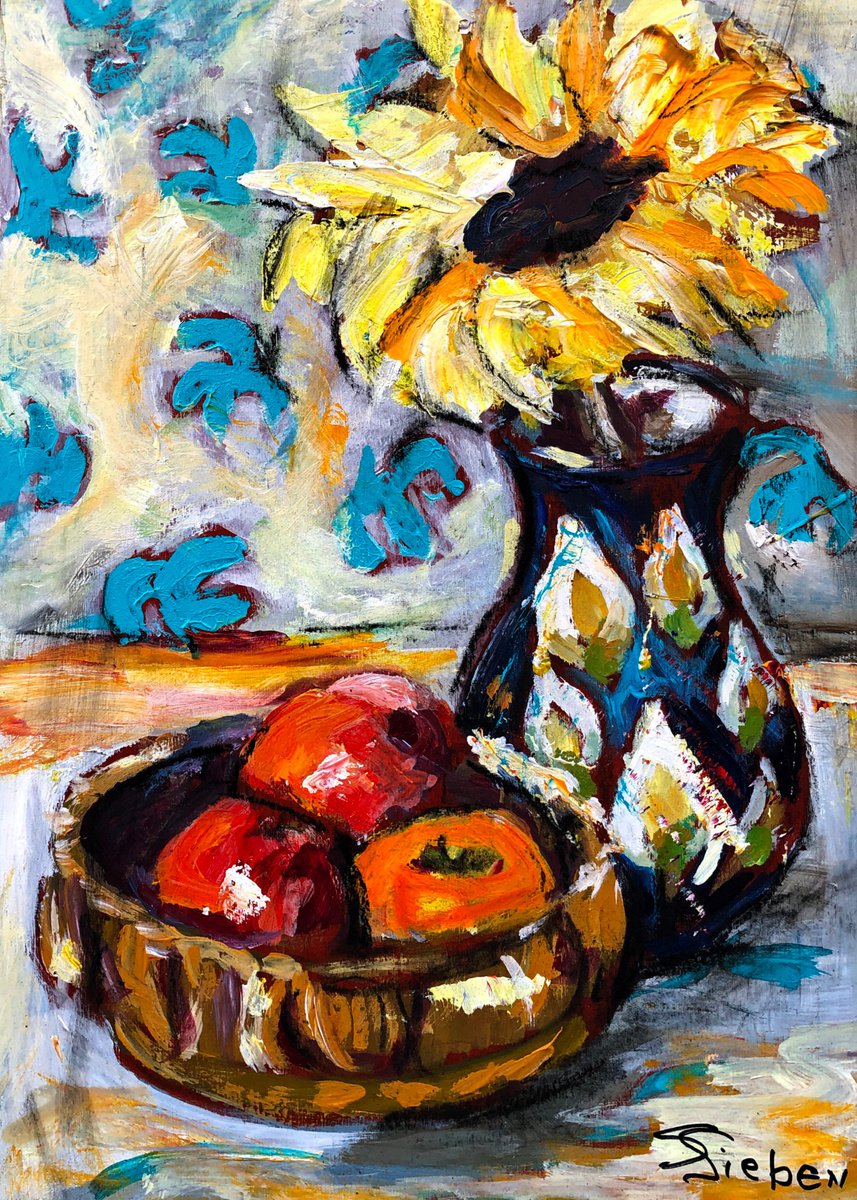 Fruit and Flowers by Sharon Sieben