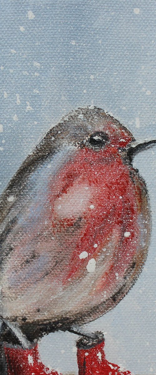 Robin Red Boots by Deborah Jayne Palmer