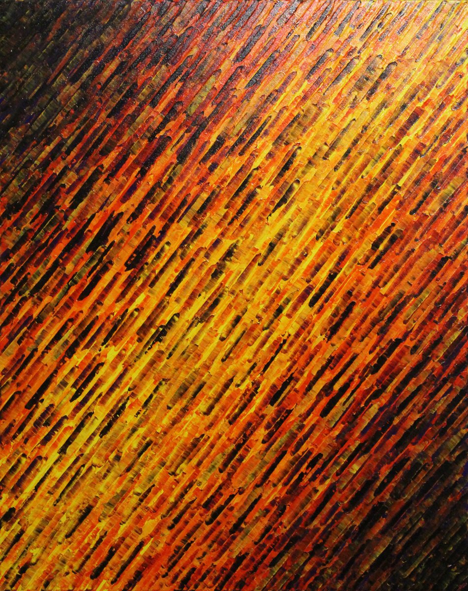 Abstract Acrylic Painting By Jonathan Pradillon, 29 X 36, Large Sparkling Knife Texture, Original Artwork