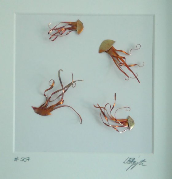 Mini Copper Jellyfish #507
