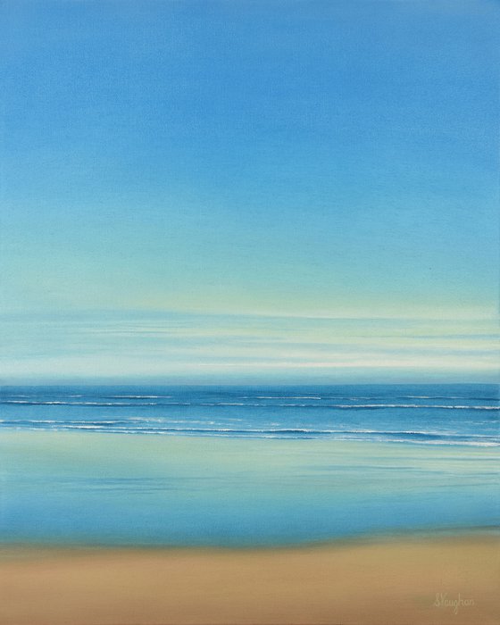 Summer Beach - Blue Sky Seascape