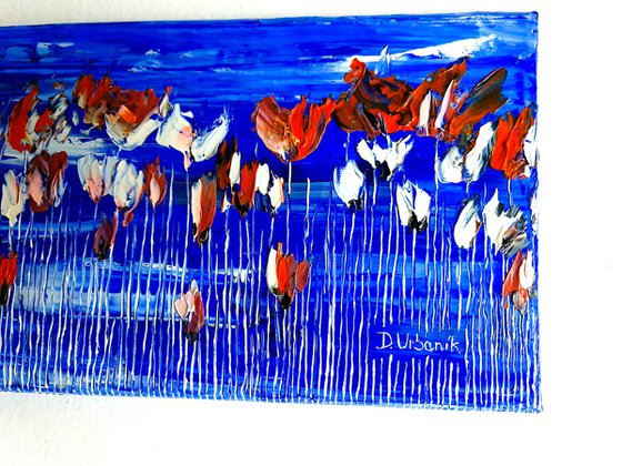 Poppies On Blue Sky 2