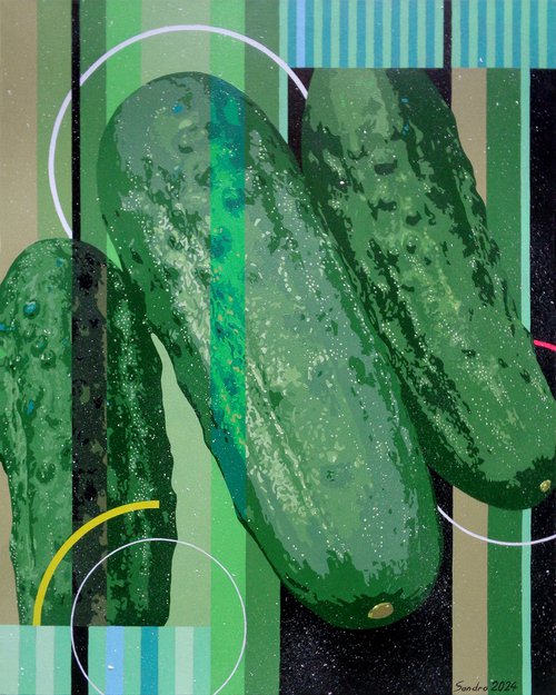 Cucumbers in action by Sandro Chkhaidze
