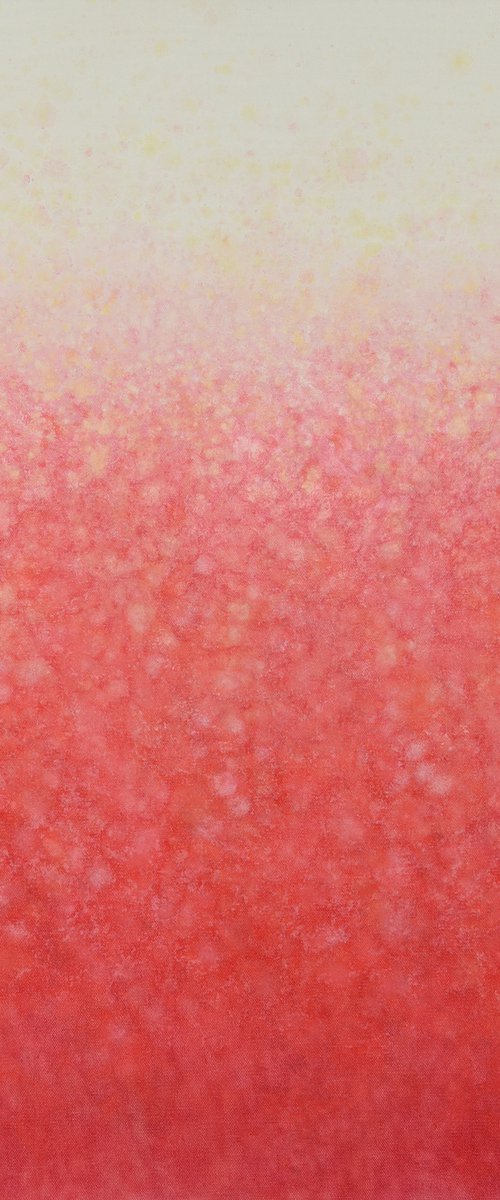 Soft Pink - Shimmer Series color field abstract by Suzanne Vaughan