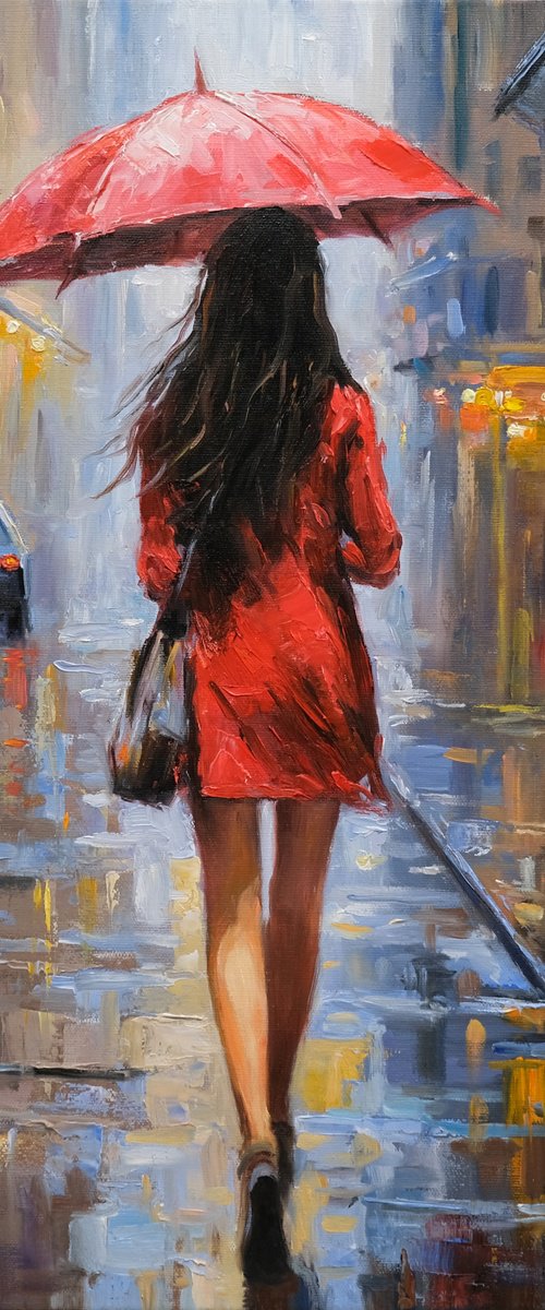 Street Rainy Day by Behshad Arjomandi
