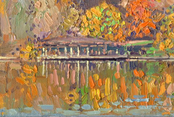 Pond at the Sukhanovo estate