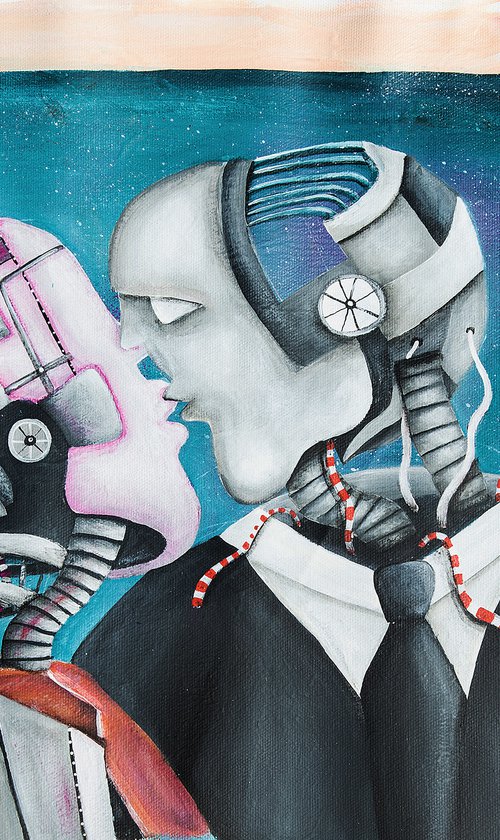 ROBOTS KISSING by Rikardo Druškić-Jekić