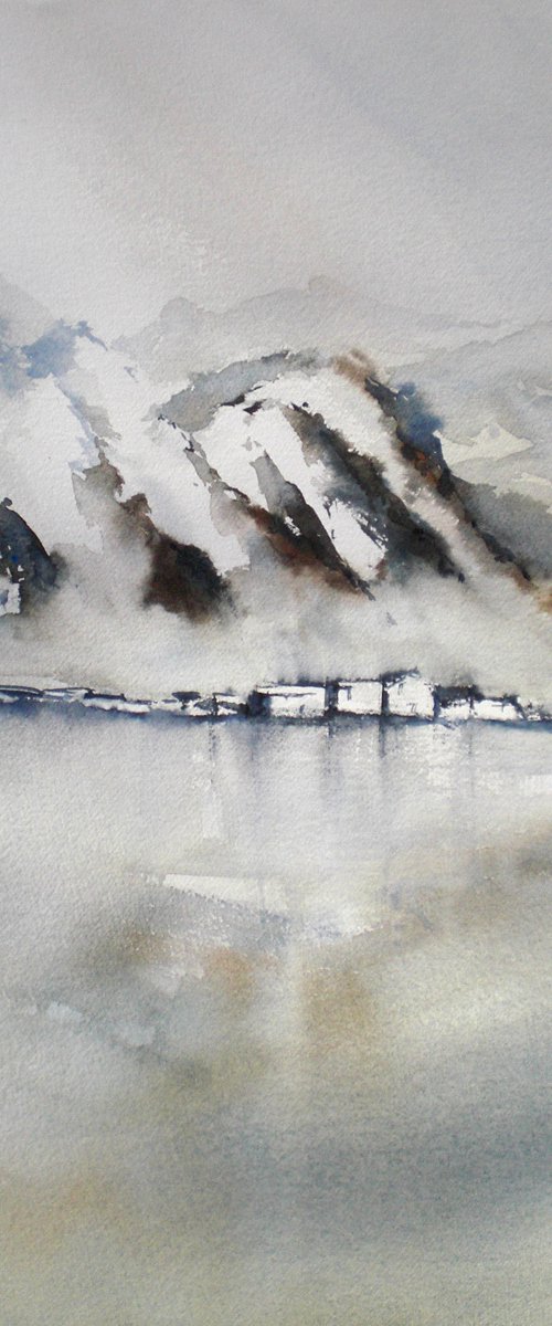 winter landscape by Giorgio Gosti