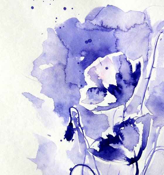 Purple poppies III