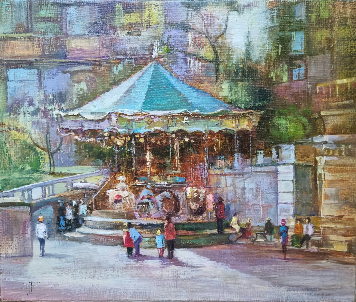 Le carrousel (Merry-go-round) by Hennadii Penskyi