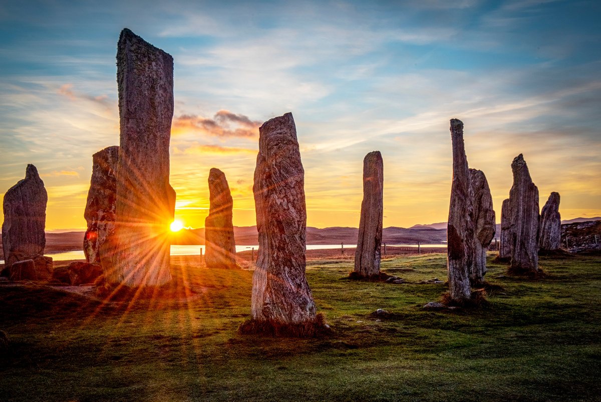 Photorealistic Landscape Photograph By Stephen Hodgetts Photography, 19 X 13", Standing Stones - Callanish, Original Artwork