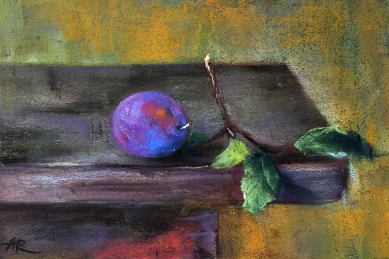 Still life with plum