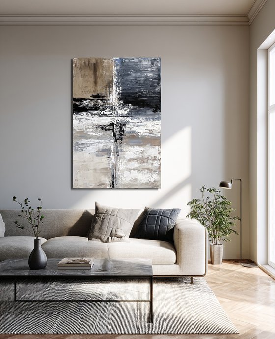 Silence neutral beige grey