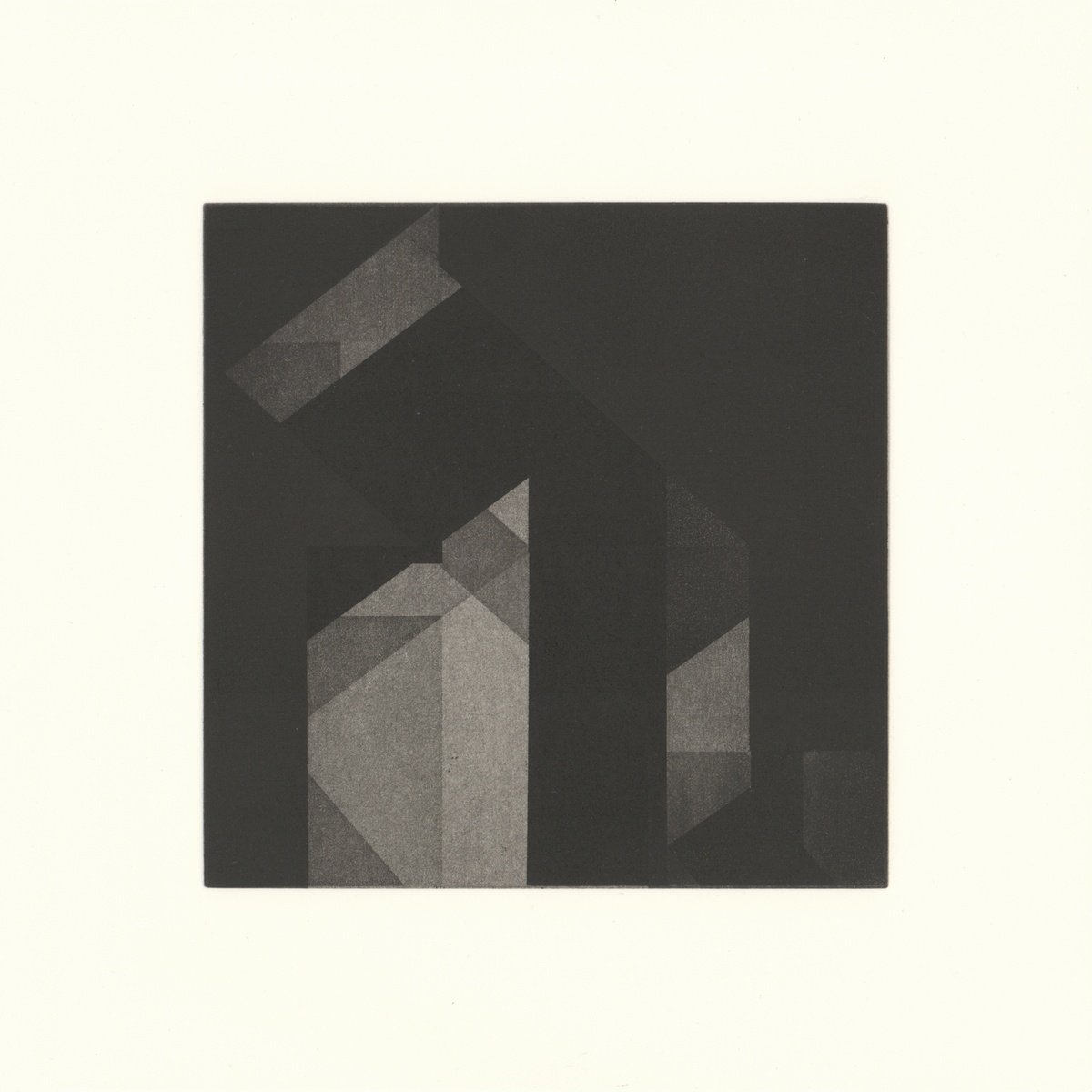 Geometric Abstract Etchings & Engravings By Richard Marsden, 13 X 13", Actium, Original Artwork