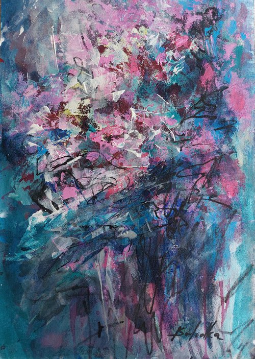 FLORAL AND EXPRESSIVE PAINTING by Katia Solodka